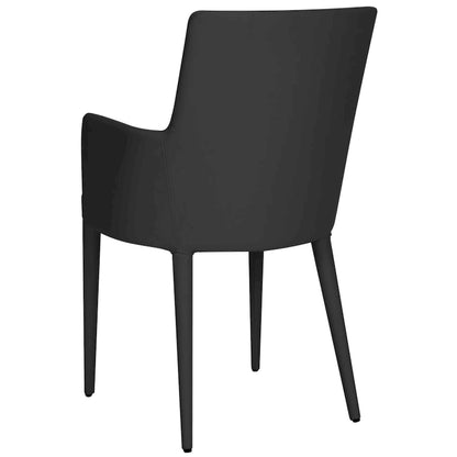 SAFAVIEH Elois Mid-Century Dining Modern White Arm Chair - 23.6 W x 21.6 L x 35.5 H - 24Wx22Dx36H