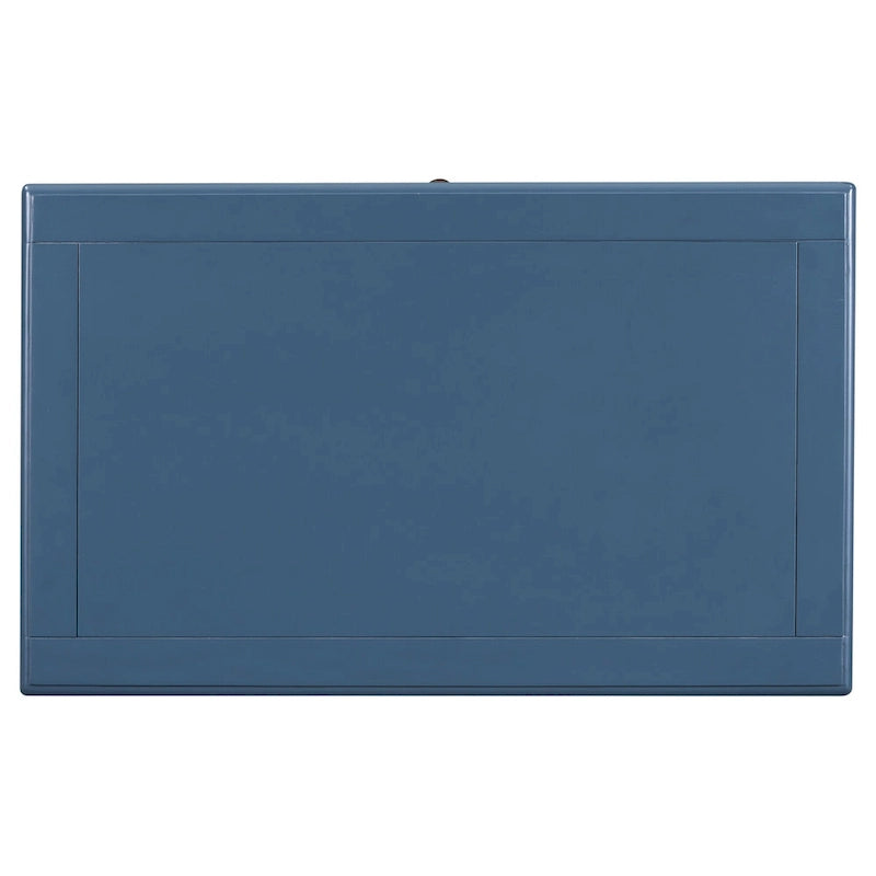 Mid-Century Modern Nightstand, Wooden Lockers with Metal Handle 3 Drawers, Entry Side Table with Solid Wood Legs