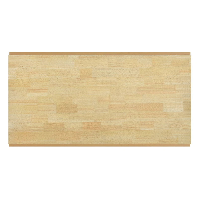 Wood Dining Table Set for 4, Extendable Square Kitchen Table Set with Two Drop Leaves, Storage Shelf and 4 Upholstered Chairs