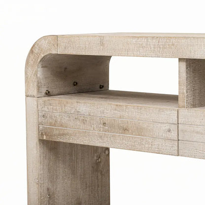 Console Table Entryway Table, Natural Wood Wash
