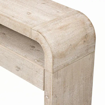 Console Table Entryway Table, Natural Wood Wash