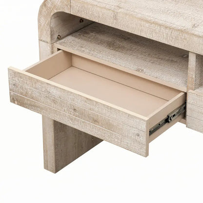 Console Table Entryway Table, Natural Wood Wash