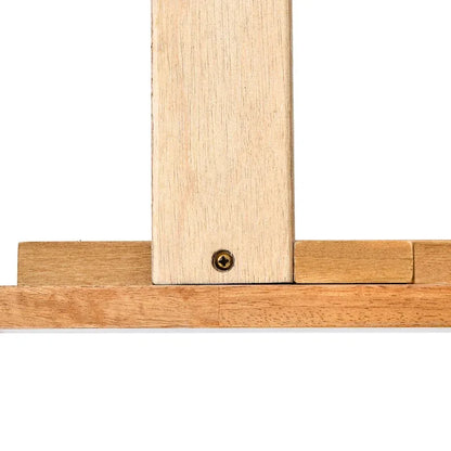 Oak Elegant Style Queen Size Wooden Platform Bed with Headboard for Bedroom