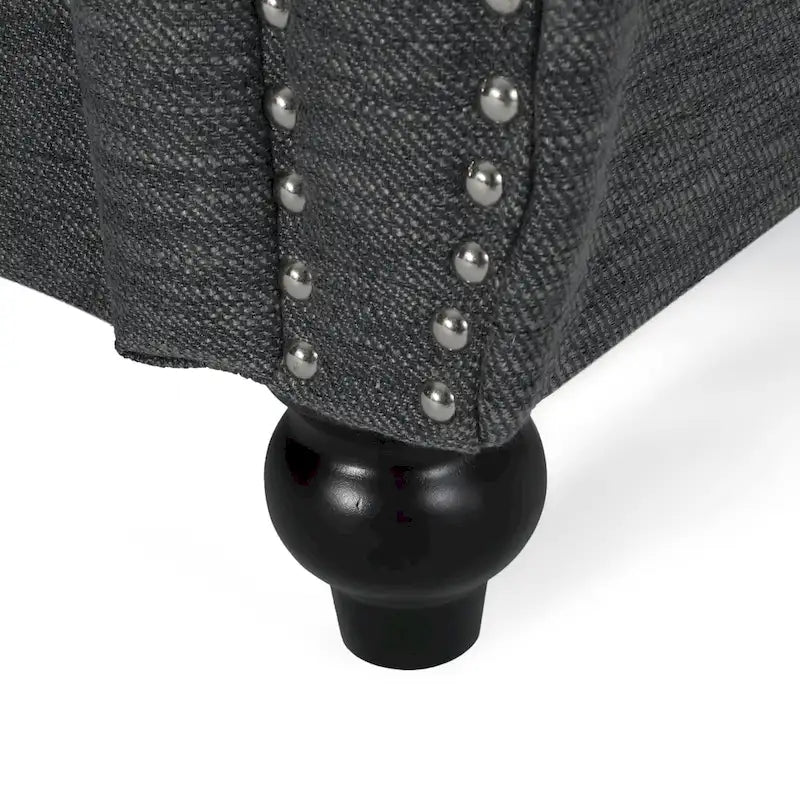 Chesterfield Button Tufted 3-seater Sofa with Nailheads