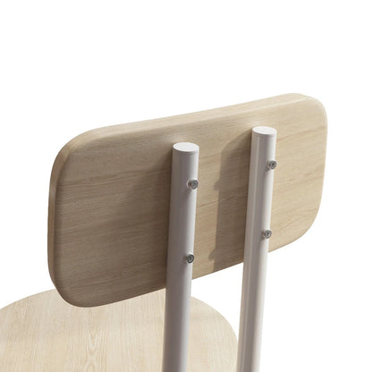 Modern Style 3-Piece Dining Set with Square Table, Partition and 2 Bar Stools