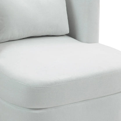 Swivel Upholstered Accent chair With pillow