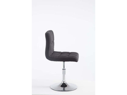 Swivel armchair - Fabric / Chrome metal - Black - Maisonpuretop 40768CIEW