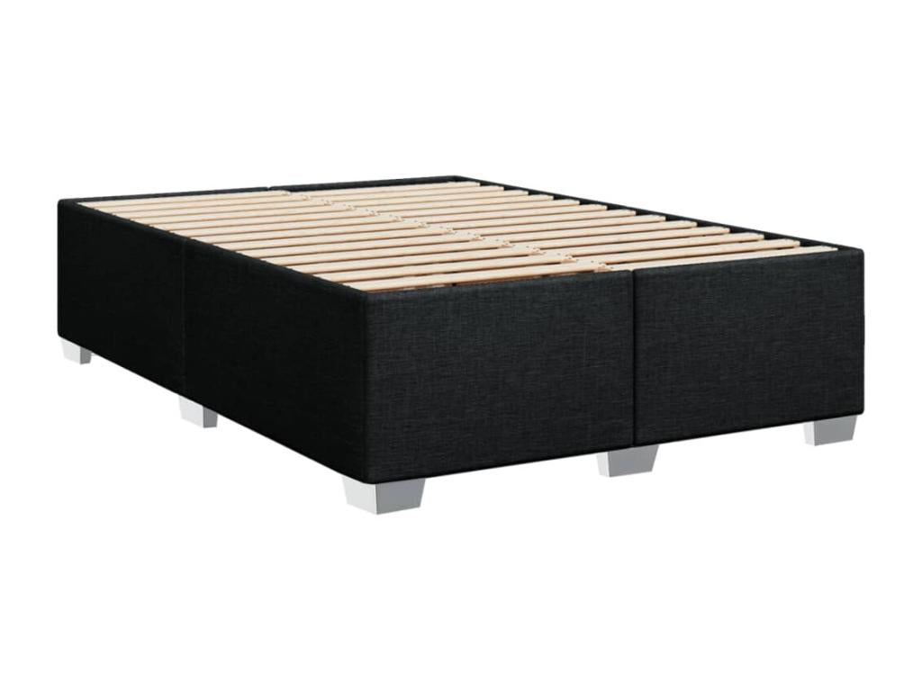 Black Bed Frame 160x200 cm Fabric 82302MJQQ