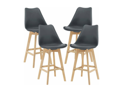 Set of 4 beige stools 48x58x105 cm 03 0008718 53951SRBP