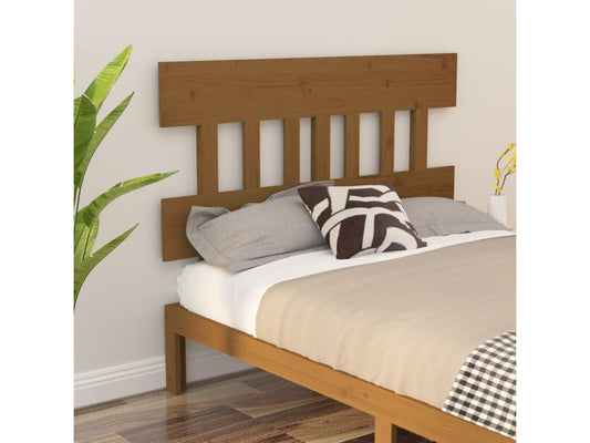 Honey Brown Headboard 203.5x3x81 cm Solid Pine Wood 47175SEWV