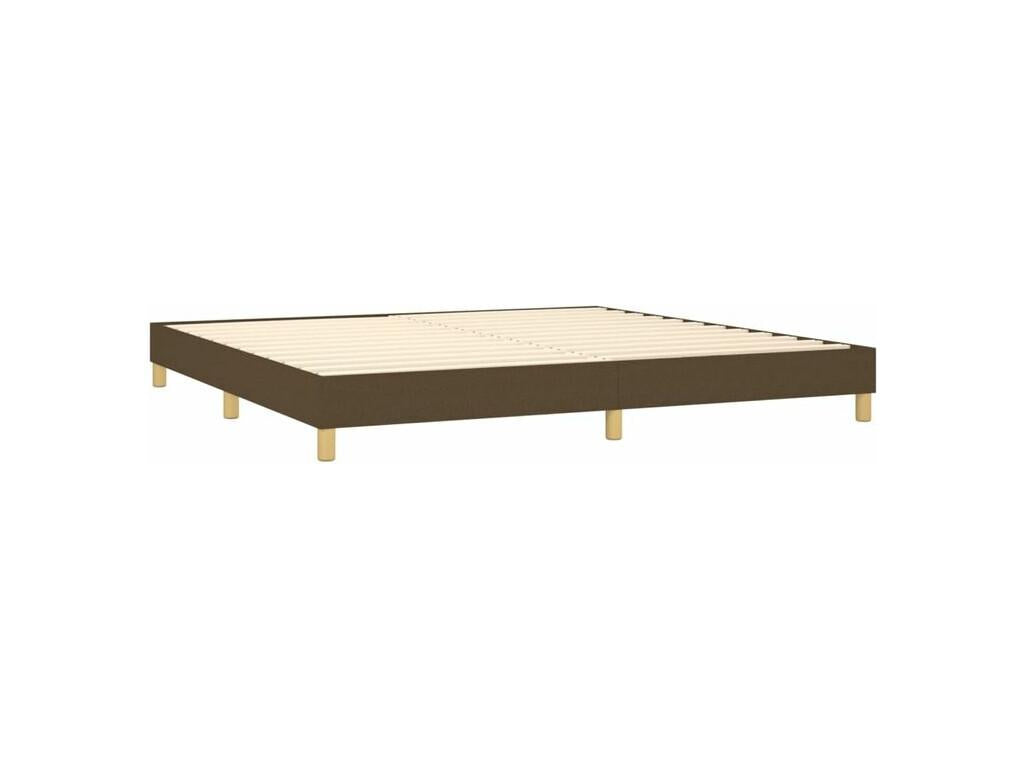 Parisianestop bed base with dark brown mattress 200x200 44561DPUO