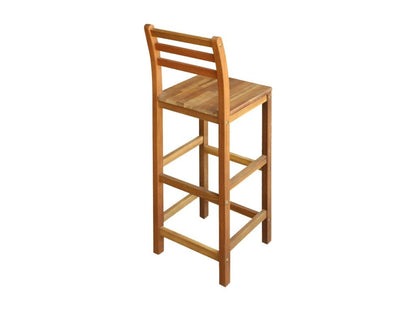 Set of two brown wooden stools, 42x36x110 cm, 1202053 52711COHJ