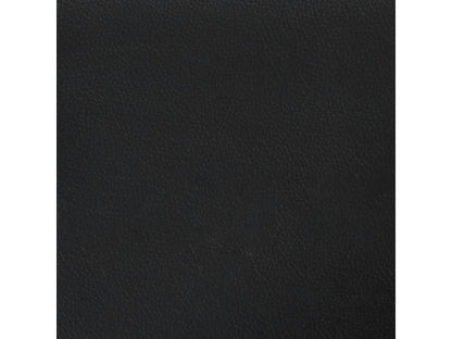 Bed with black mattress 100x200 cm faux leather 34726BSNO