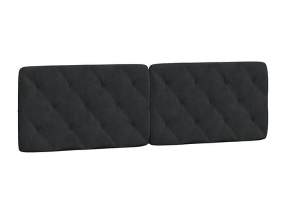 Black velvet headboard cushion 160cm 96068KSCS