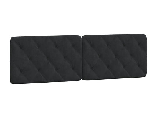 Black velvet headboard cushion 160cm 96068KSCS