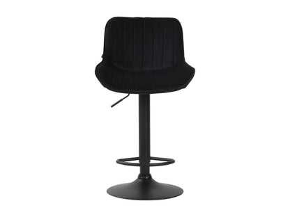 Bar stools - Velvet / Metal - Black - Maisonpuretop 56151ZCOD