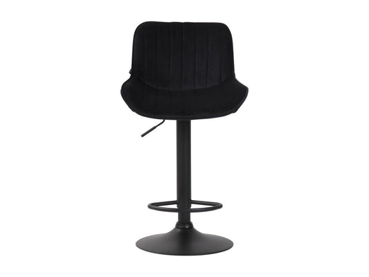 Bar stools - Velvet / Metal - Black - Maisonpuretop 56151ZCOD