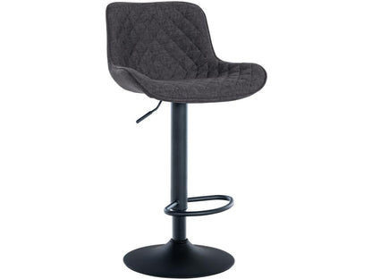 Bar stools - Fabric / Metal - Black - Parisianestop 69422RUPA