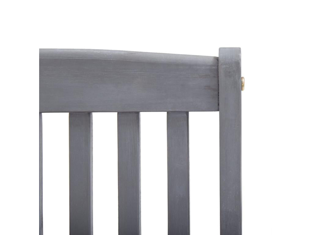 4-Piece Outdoor Folding Chairs with Cushions, Maisonpuretop Wood, 40 97125BRST