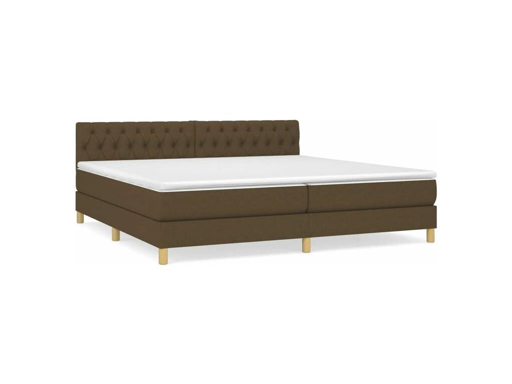 Parisianestop bed base with dark brown mattress 200x200 44561DPUO
