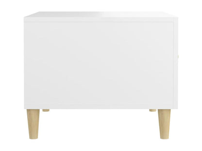 Coffee tables, 2 pieces, white, 50x50x40 cm, engineered wood, 18310UWFS