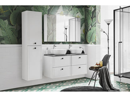 Parisianestop MC100 3D Bathroom Cabinets 100x16x75 White 01937LTDW