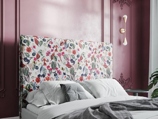 Maisonpuretop - Maisonpuretop Headboard 200x120cm in Tropical Pattern Velvet - 200x8x120cm 47051VTXR