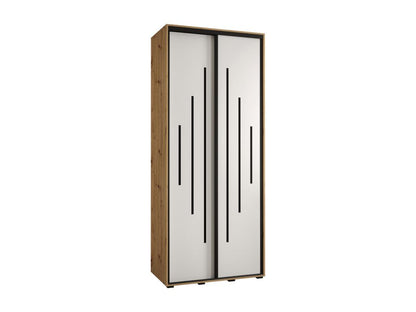 Parisianestop 12 Sliding Door Wardrobe 235.2/100/45 2 Doors 45916CPDR