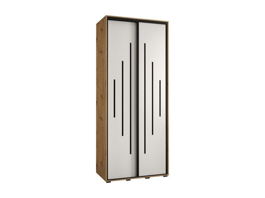 Parisianestop 12 Sliding Door Wardrobe 235.2/100/45 2 Doors 45916CPDR