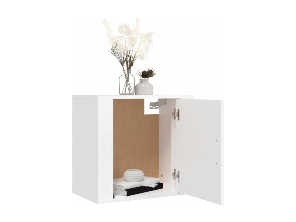 Maisonpuretop Premium - 2-Piece Wall-Mounted Bedside Tables, White, 50x30x47 cm, 56331YMXR