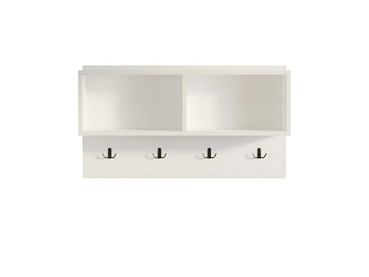Maisonpuretop Coat Rack Wardrobe with Shelf - 92 cm White 51011RLVZ