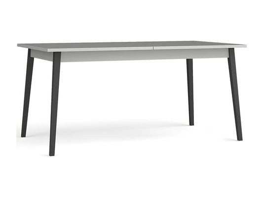 Extendable Table for 8 People - Parisianestop Collection, grey top / black legs 35298XPWX