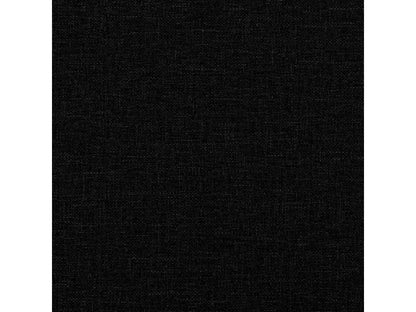 3-Piece Sofa Set with Cushions, Black Fabric 19120PJUB