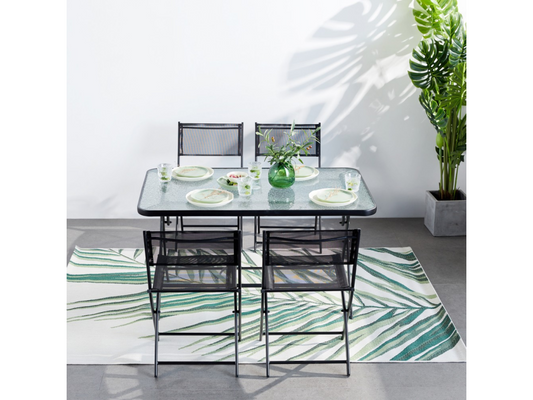 Garden table and 4 chairs Maisonpuretop 32452HDFE