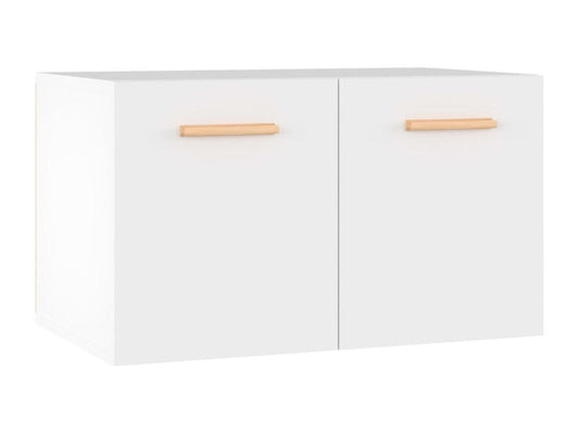 White wall cabinet 60x36.5x35 cm Engineered wood 42008LYIA