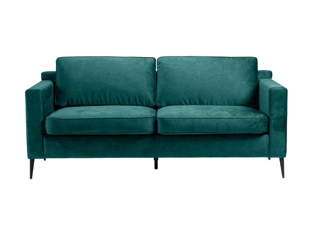 Parisianestop 63474FDDI 3-seater blue velvet sofa