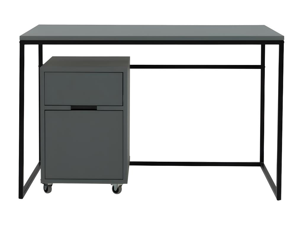 Maisonpuretop - Maisonpuretop 1-Door 1-Drawer Cabinet in Wood and Metal, 60cm High - Green 84424DOBD