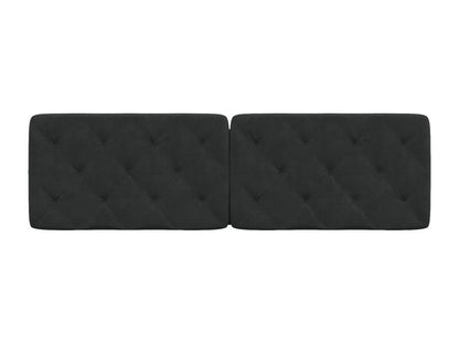 Black velvet headboard cushion 160cm 96068KSCS