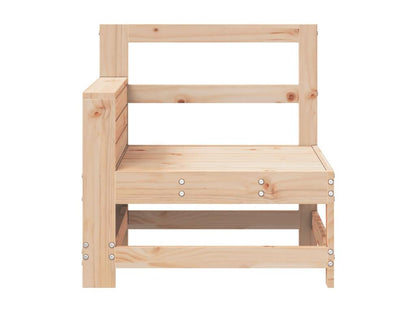 Garden sofa with armrest, 69x62x70.5 cm, solid pine wood, 83402POSU