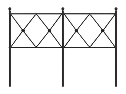 Black metal headboard 120 cm 12842UAFB