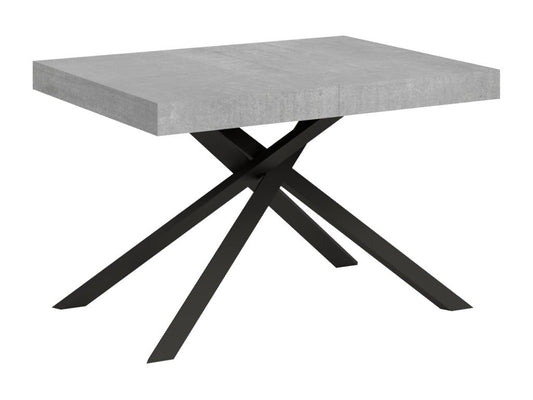 Karida extendable table 90x130/234 cm, concrete grey, anthracite legs 04675WVAR