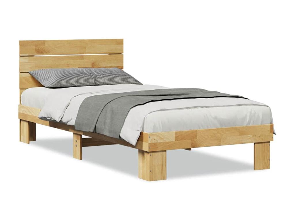 Bed frame with headboard, without mattress, 75x190 cm, 01883COTT