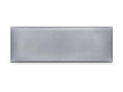 Maisonpuretop Smooth Faux Leather Headboard 160x50cm for 150/160cm Beds - Silver 27259HBHQ