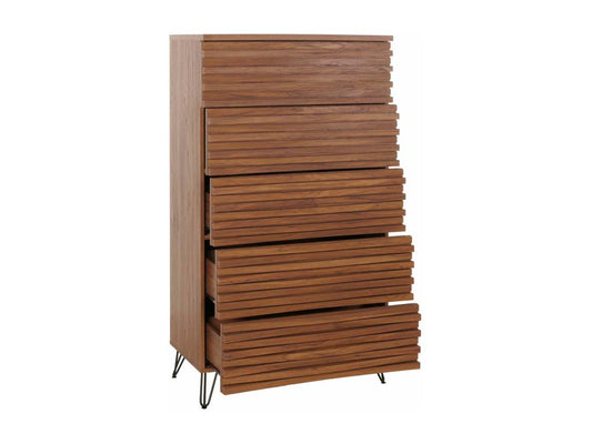 Parisianestop-M49 chest of drawers, walnut finish, 89003JARS