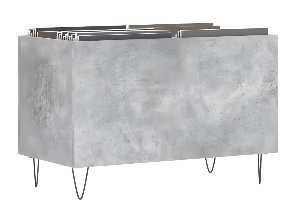 Concrete grey disc cabinet 74.5x38x48 cm engineered wood 53894CVVI
