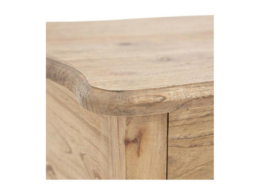 Bedside table with 1 drawer, natural wood - Parisianestop 67868AFUM