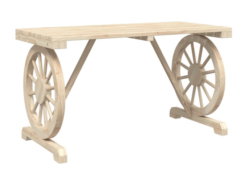 5-piece garden dining set in solid fir wood 58528LHPF