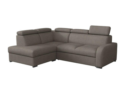 Maisonpuretop 229 Corner Sofa, Brown, Sleeping Function, Bed Box, 250x200x85cm, 21872IHVJ