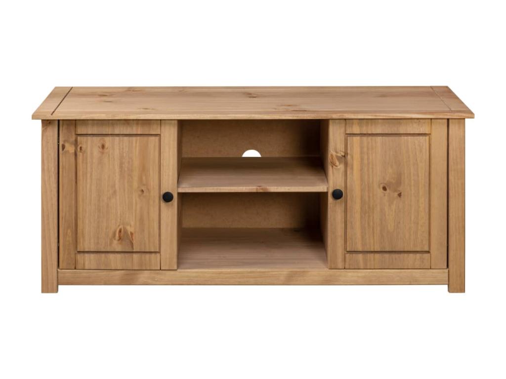 TV stand 120x40x50 cm Solid pine wood Parisianestop range 91208LXUB