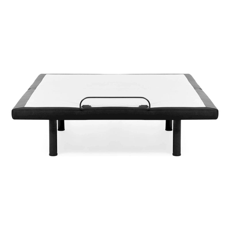 Brenner Modern Black Adjustable Bed Frame with 4 Positions and USB Ports by Furniture of America